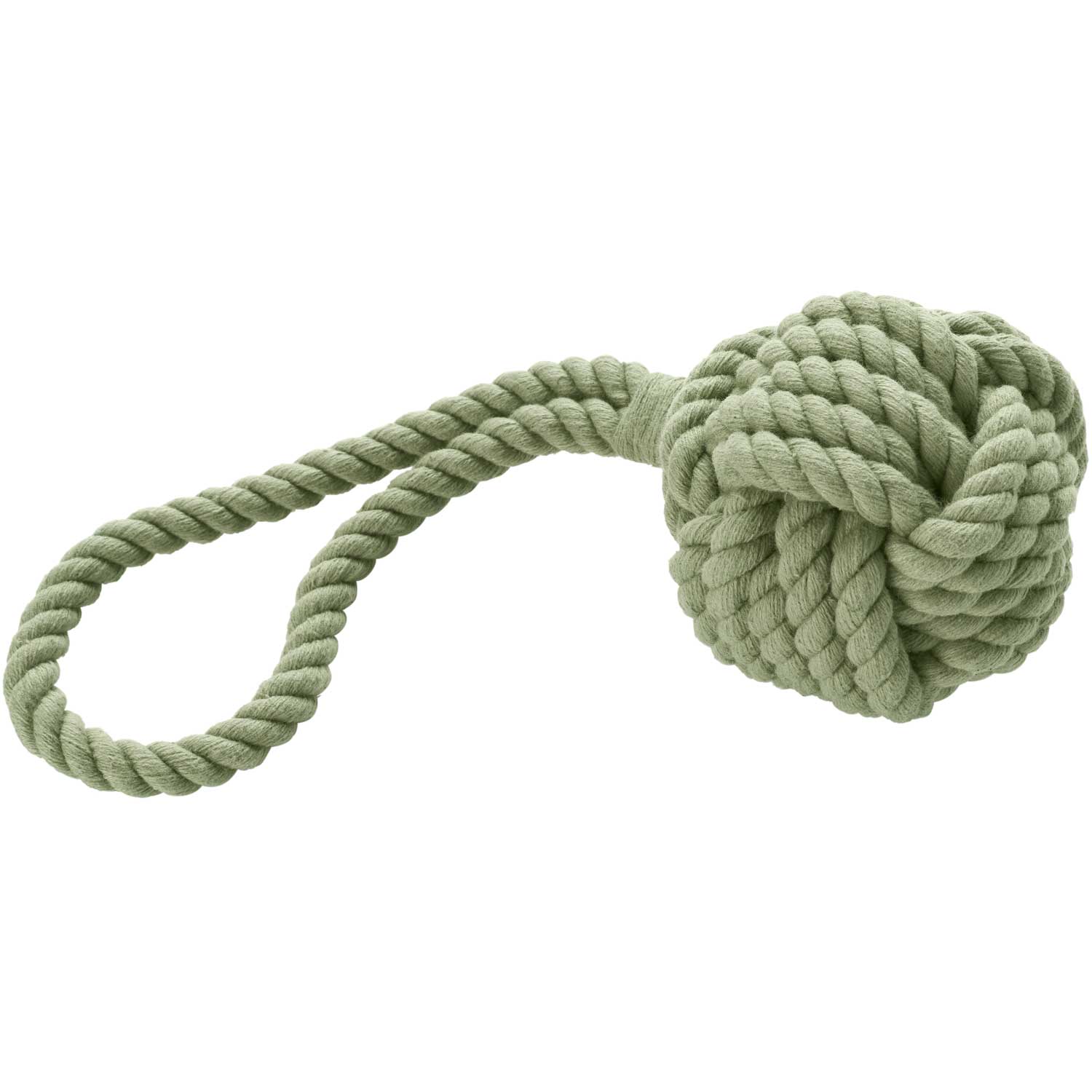 Hunter Hundespielzeug Ball mit Handschlaufe Inari lindgrün